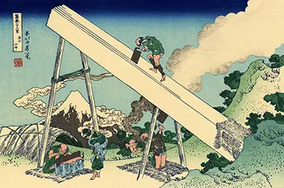 Mount Fuji from the Mountains of Totomi Hokusai